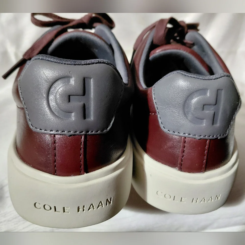 Cole Haan Men's Burgundy Sneakers - Picture 4 of 5